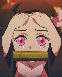Sticker from Nezuko