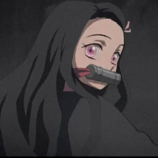 😔 emoji Nezuko Telegram sticker 8 of 10