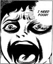 😫 emoji Horror Manga Telegram sticker 1 of 43