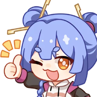Sticker from Virtuareal皓月表情包 @BK0717