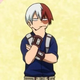 Sticker from Todoroki Shoto