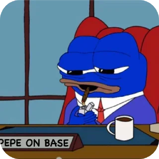 Sticker from $Pepe @officialpepebase