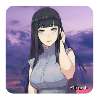 🙂 emoji Hinata @Sigilo_packs Telegram sticker 11 of 29