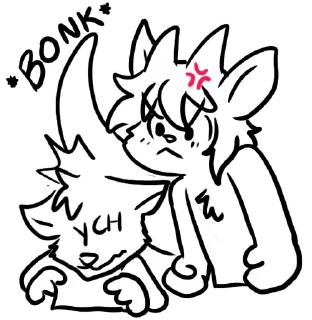 💢 emoji Nikoriel doodle pack Telegram sticker 11 of 22
