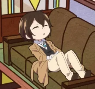 🖤 emoji Dazai Osuma-by Hely Telegram sticker 8 of 116