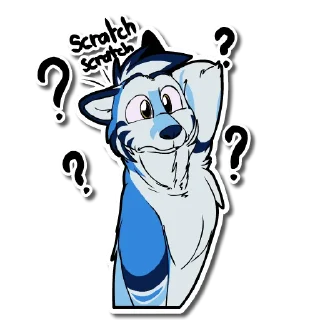 🧐 emoji Arou Dingo Telegram sticker 10 of 77