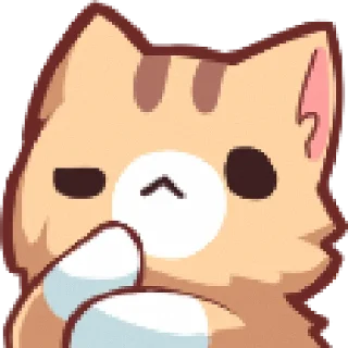 🤔 emoji Neko's emotes by k3lly01 Telegram sticker 10 of 39