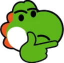 🤔 emoji Super Smash Bros. Thinking Telegram sticker 6 of 84
