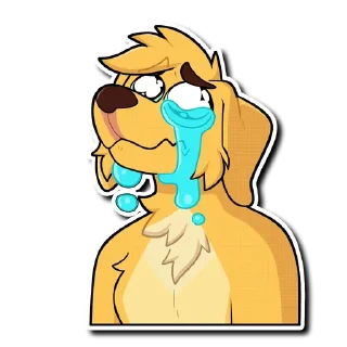 😭 emoji Chase Telegram sticker 12 of 86