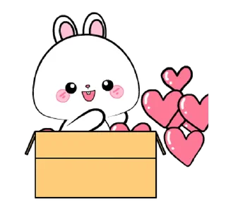 Sticker from Vanilla Rabbit : Animated Stickers @kal_pc