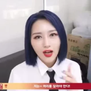 🦜 emoji Lee Siyeon by @aratickers Telegram sticker 23 of 39