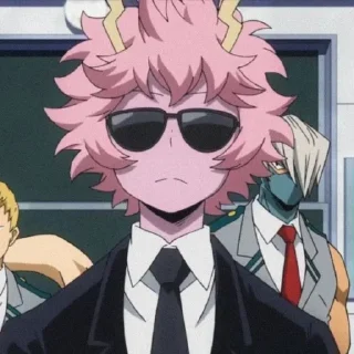 😐 emoji Mina Ashido Telegram sticker 11 of 64