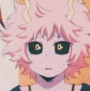 😨 emoji Mina Ashido Telegram sticker 9 of 64