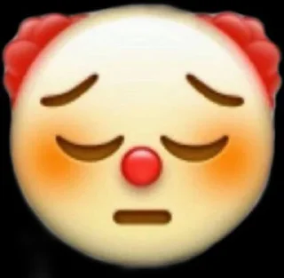 😔 emoji Clowns Telegram sticker 16 of 38