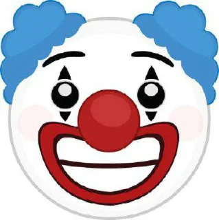 😁 emoji Clowns Telegram sticker 22 of 38
