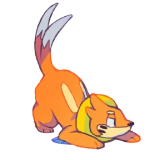 😑 emoji Buizel by JD Telegram sticker 24 of 104