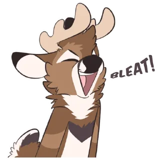 Sticker from Deer Stickers by Pulexart.com