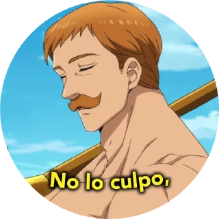 Sticker from Escanor