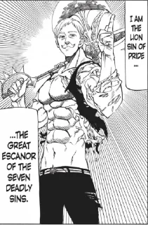 😎 emoji Escanor @HawkOfDarkness Telegram sticker 1 of 39