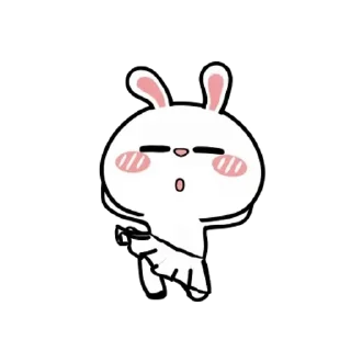 Sticker from HyperRabbit  Talk Too Much! @kal_pc