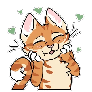Sticker from Orange Cat by maimface