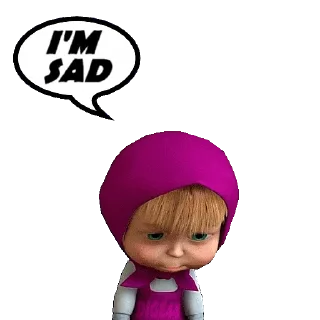 😞 emoji מאשה והדוב by @Gashetta Telegram sticker 14 of 60