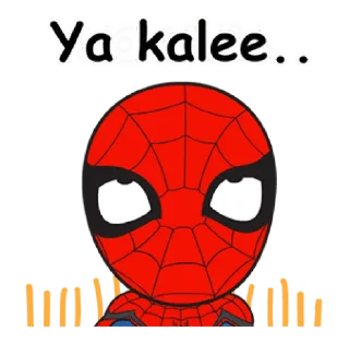 🙄 emoji spiderman; homecoming x jumbooka @noustiker Telegram sticker 15 of 24