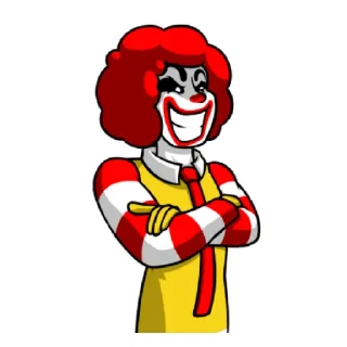 😄 Ronald mcdonald, Telegram sticker 16 of 16