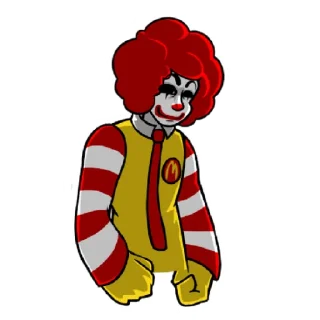 😠 Ronald mcdonald, Telegram sticker 14 of 16