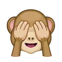 🙈 Animated Emoji, стікер Telegram 21 з 599