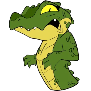 🤢 Pancake Crocodile, sticker Telegram 22 sur 53