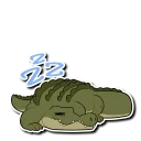💤 Saltwater Crocodile, sticker Telegram 7 sur 21