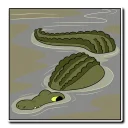 🐊 Saltwater Crocodile, sticker Telegram 6 sur 21