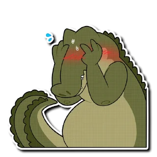 😳 Saltwater Crocodile, sticker Telegram 17 sur 21