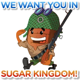 👊 Sugar Kingdom, sticker Telegram 24 sur 30