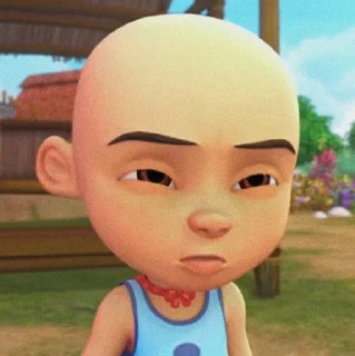 👯‍♀ upin ipin @bleloomlie, Telegram sticker 12 of 30