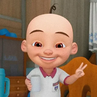 👯‍♀ upin ipin @bleloomlie, Telegram sticker 8 of 30