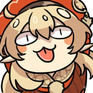 😜 genshin impact stickers, стікер Telegram 12 з 56