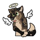 😇 Link the Okami, стікер Telegram 14 з 108