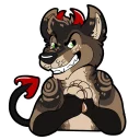 😈 Link the Okami, стікер Telegram 15 з 108