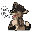 😆 Link the Okami, стікер Telegram 13 з 108