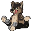 👊 Link the Okami, стікер Telegram 6 з 108