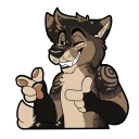 😉 Link the Okami, стікер Telegram 22 з 108