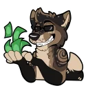 😎 Link the Okami, стікер Telegram 21 з 108