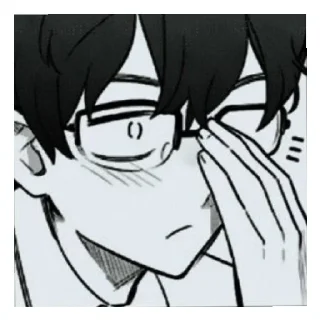 🤔 Rique - Senpai, Telegram sticker 11 of 40