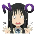 ❌ K-ON, sticker Telegram 22 sur 63