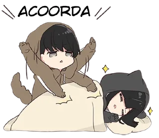 🤪 Yurudara-kun - @oneesanstickers, Telegram sticker 6 of 40