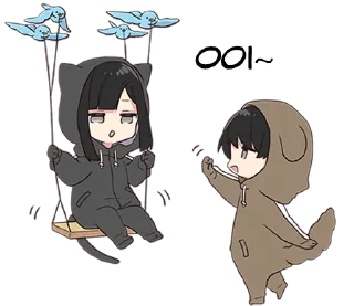 👋 Yurudara-kun - @oneesanstickers, Telegram sticker 18 of 40
