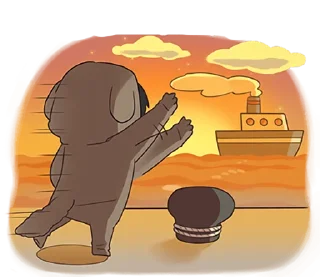 👋 Yurudara-kun - @oneesanstickers, Telegram sticker 11 of 40