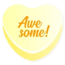 👍 Candy Hearts -Love, sticker Telegram 2 sur 58